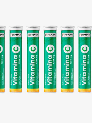 Vitamina C 1000 mg sabor piña 20 Tabletas efervescente. German energy