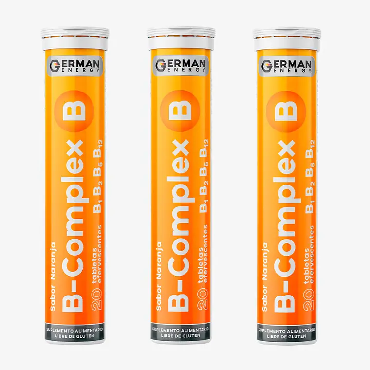 B-Complex 20 Tabletas efervescentes. German Energy 1