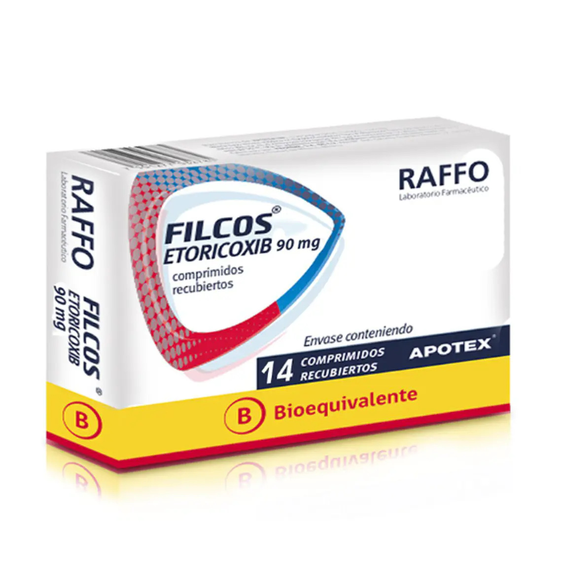 Filcos (B) Etoricoxib 90 mg 14 Comprimidos recubiertos. 1