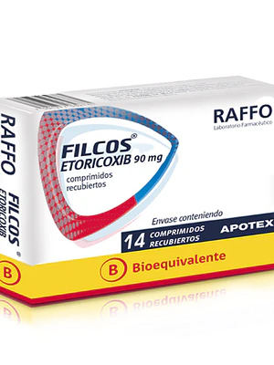 Filcos (B) Etoricoxib 90 mg 14 Comprimidos recubiertos.