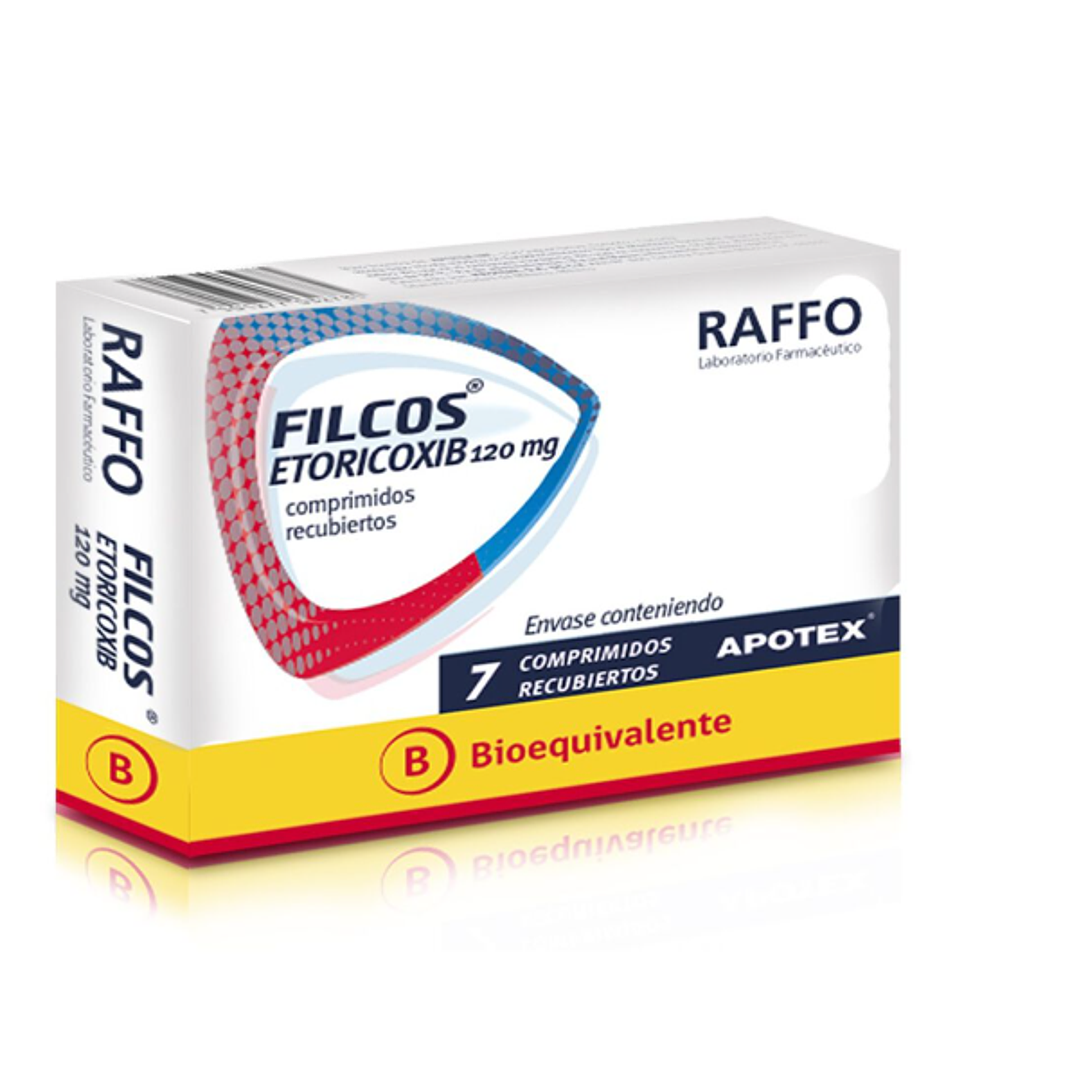 Filcos (B) Etoricoxib 120 mg 7 Comprimidos.  1