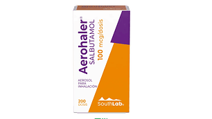 Aerohaler Salbutamol 100 mcg Inhalador 200 Dosis.
