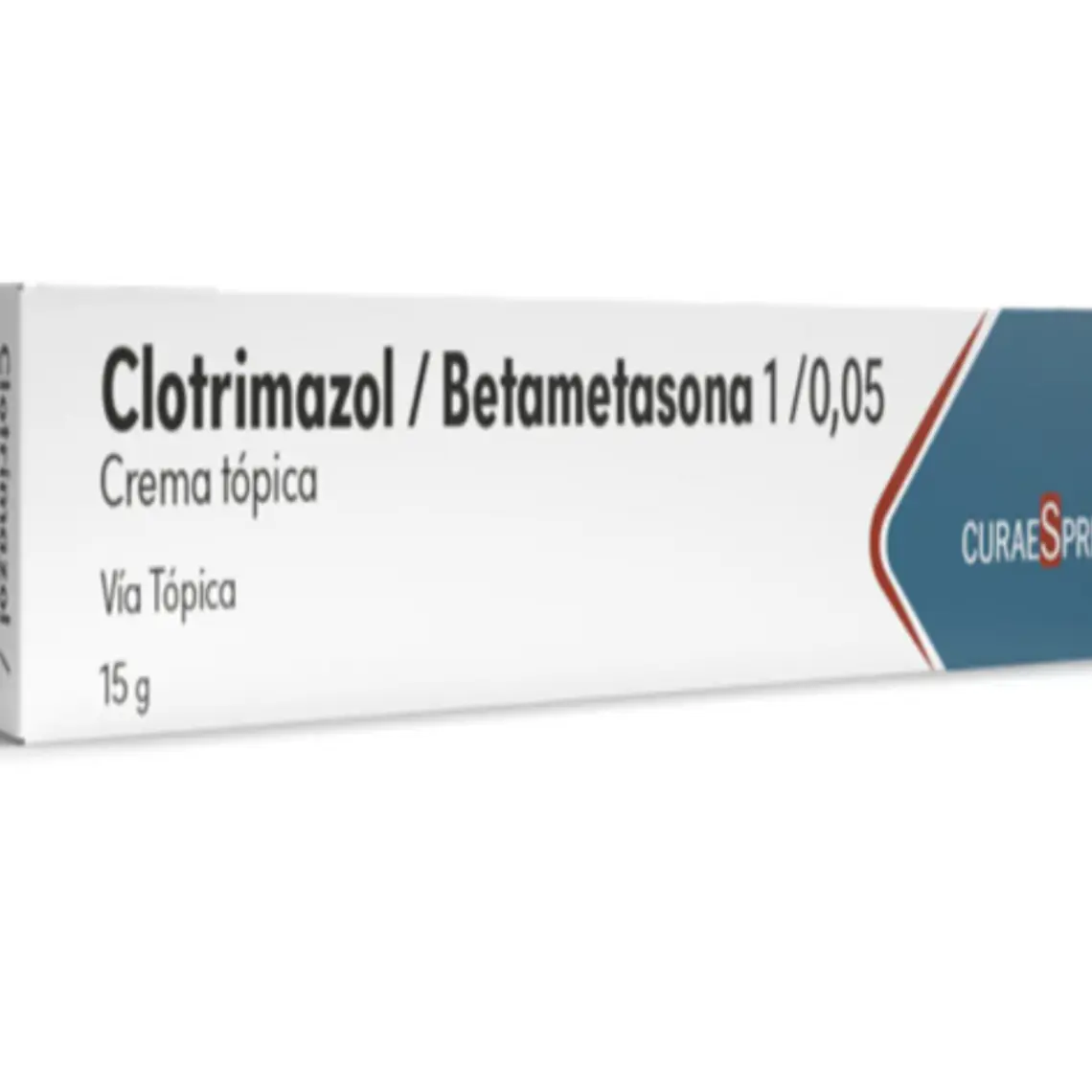 Clotrimazol+Betametasona 1/0,05 %  Crema tópica 15 g. Mdc 1