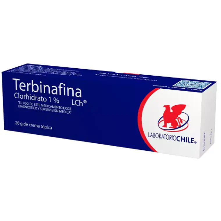 Terbinafina Clorhidrato 1 % Crema tópica 20 g. Chile 1