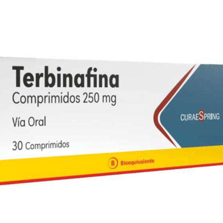Terbinafina (B) 250 mg 30 Comprimidos. 1