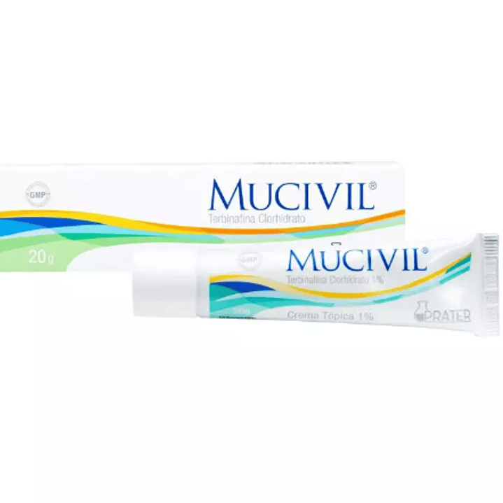 Mucivil Terbinafina 1% Crema tópica 20 g. 1