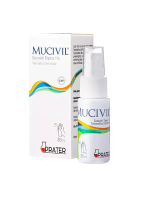 Mucivil Sol Top Spy 1% por 20  ml