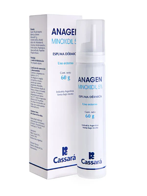 Anagen Minoxidil 5 % Espuma dérmica 60 g.