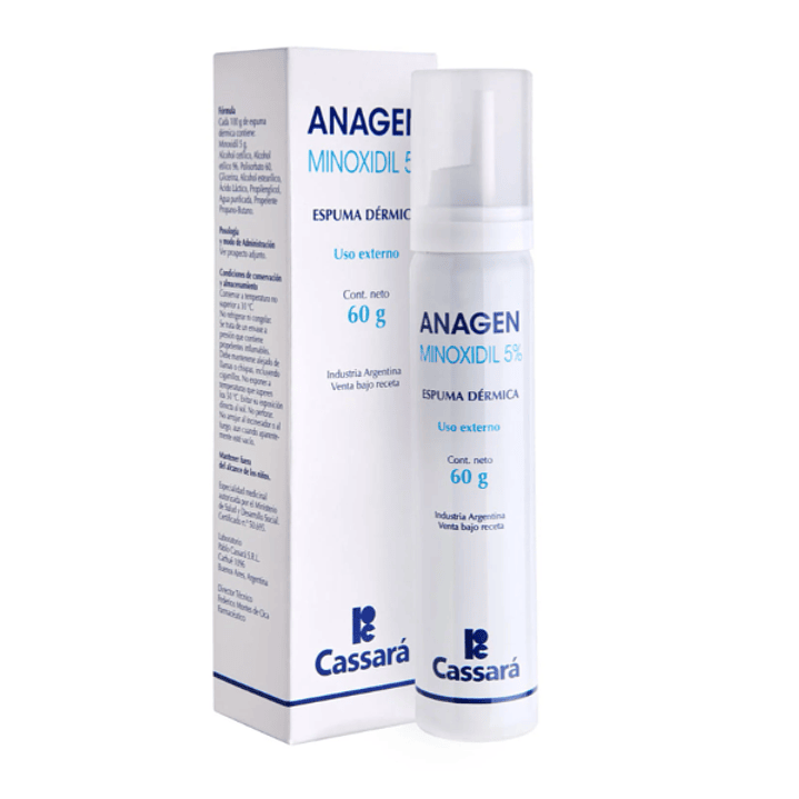 Anagen Minoxidil 5 % Espuma dérmica 60 g. 1