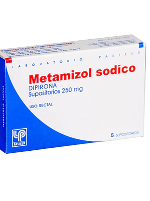 Metamizol Sodico Sup 250 mg por 5 Past