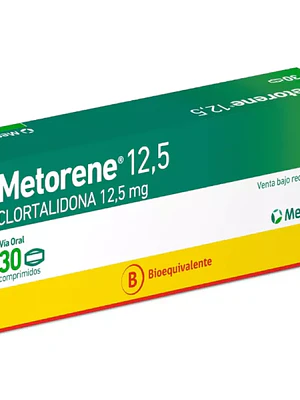 Metorene (B) Clortalidona 12,5 mg 30 Comprimidos.