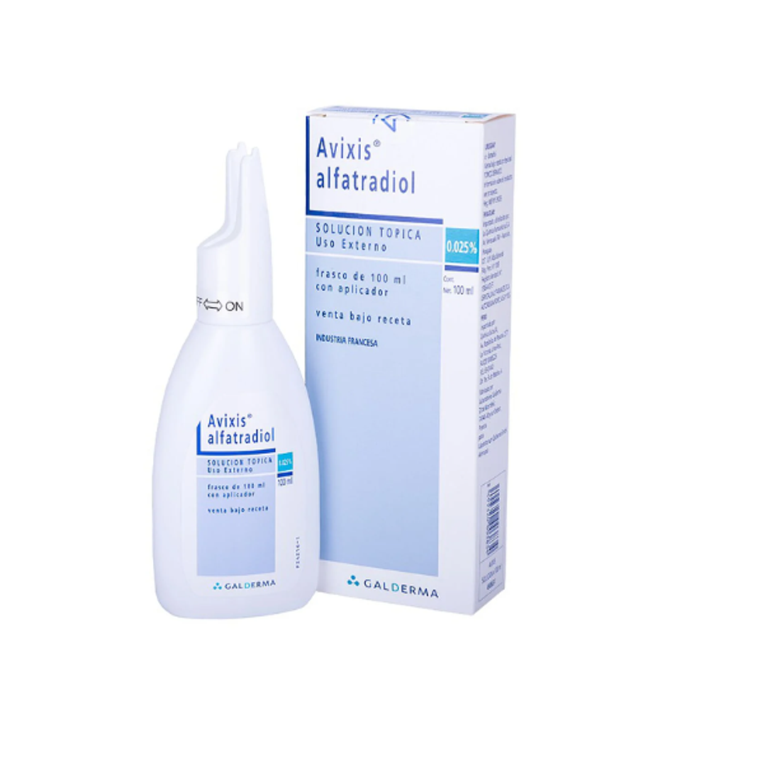 Avixis Alfatradiol 0,025 % Solución tópica 100 ml. 1