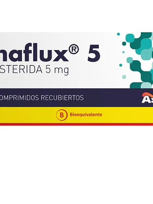 Finaflux 5 (B) Finasterida 5 mg 30 Comprimidos recuboertos.