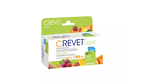 Crevet Ligth 500 mg 32 Comprimidos masticables multisabor.
