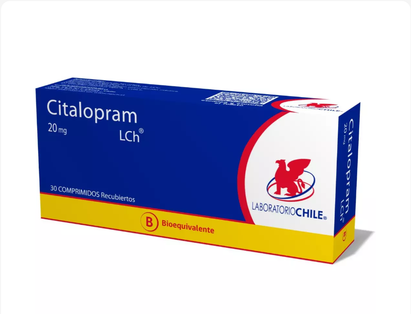 Citalopram 20 mg x 30 comprimidos