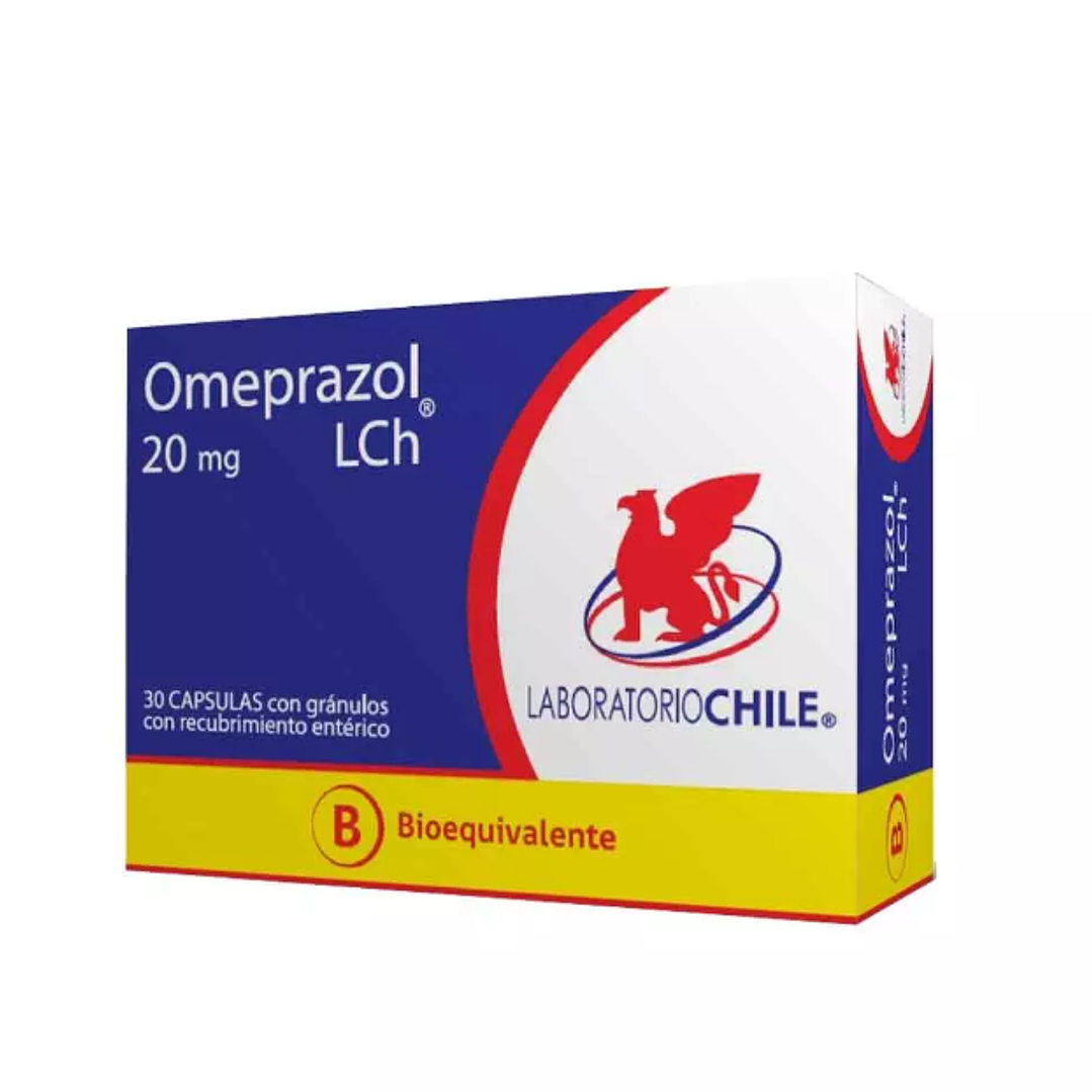 Omeprazol (B) 20 mg 30 Cápsulas. 1