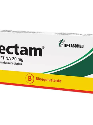 Bectam (B) Paroxetina 20 mg 30 Comprimidos recubiertos.