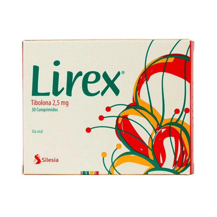 Lirex (B) Tibolona 2,5 mg 30 Comprimidos. 1