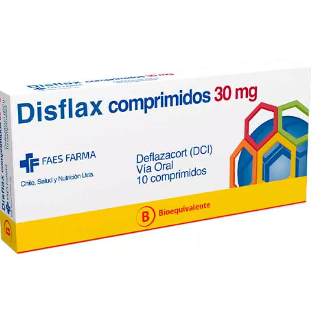 Disflax comprimidos 30 mg por 10 (Be) 1