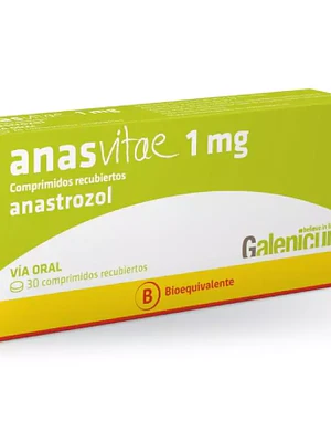 Anasvitae (B) Anastrozol 1 mg 30 Comprimidos. 