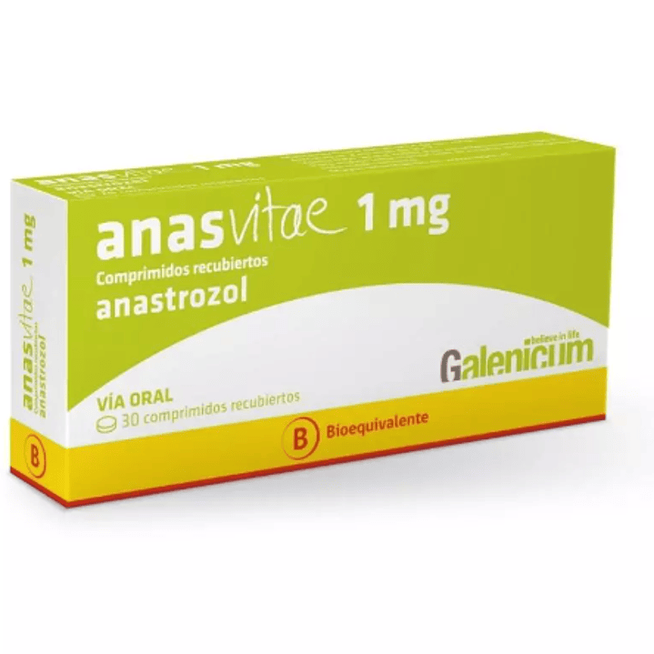 Anasvitae (B) Anastrazol 1 mg 30 Comprimidos. 1
