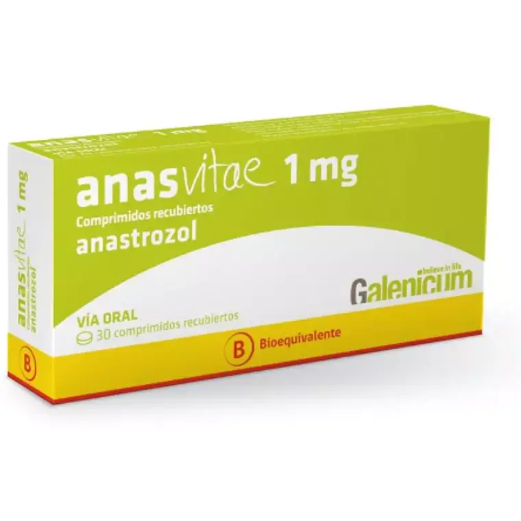 Anasvitae (B) Anastrozol 1 mg 30 Comprimidos.  1