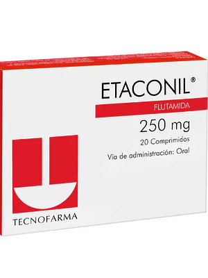 Etaconil Flutamida 250 mg 20 Comprimidos.