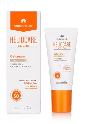 Heliocare Color Protector solar SPF 50 Gelcream light 50 ml.