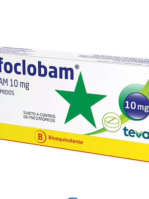 Grifoclobam (B) Clobazam 10 mg 20 Comprimidos. Medicamento controlado, venta presencial.