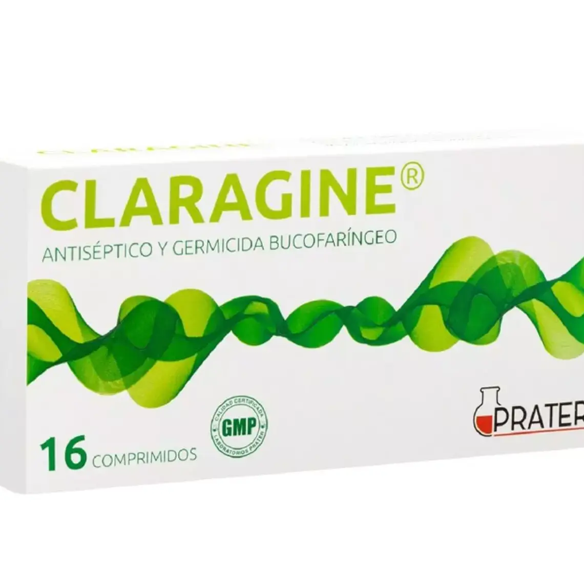 Claragine Antiséptico Bucal 16 Comprimidos. 1