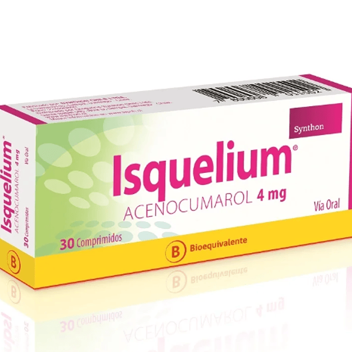 Isquelium (B) Acenocumarol 4 mg 30 Comprimidos.  1