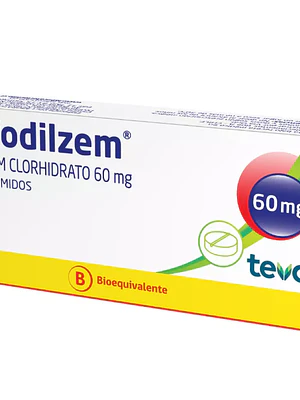 Grifodilzem (B) Diltiazem 60 mg 60 Comprimidos.