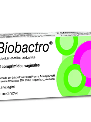 Biobactro Estriol 12 Comprimidos vaginales.