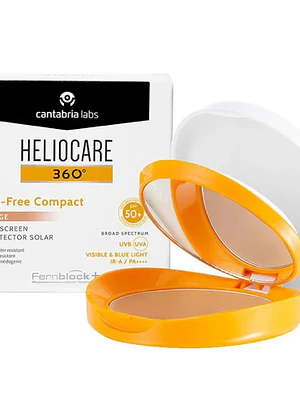 Heliocare 360° Oil-free compact light Protector solar SPF 50+ 10 g.