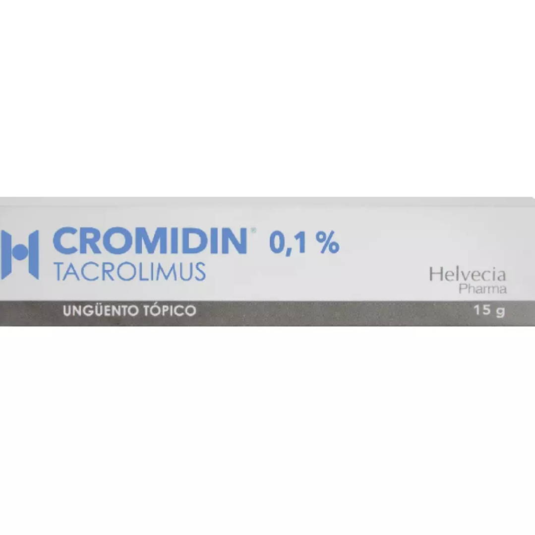 Cromidin Tacrolimus 0,1 % Ungüento tópico 15 g. 1