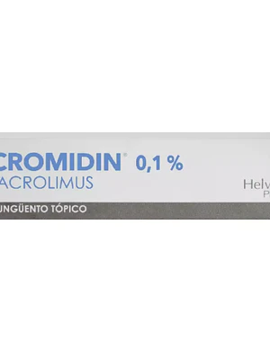 Cromidin Tacrolimus 0,1 % Ungüento tópico 15 g.