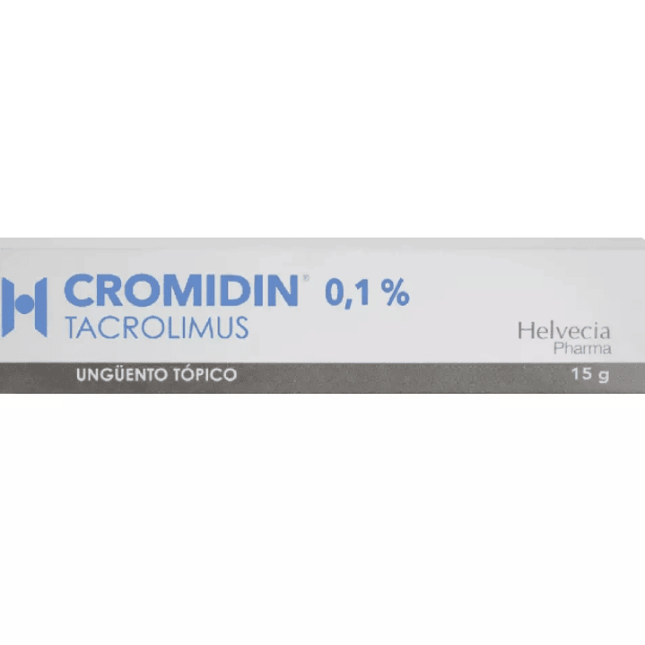 Cromidin Tacrolimus 0,1 % Ungüento tópico 15 g. 1