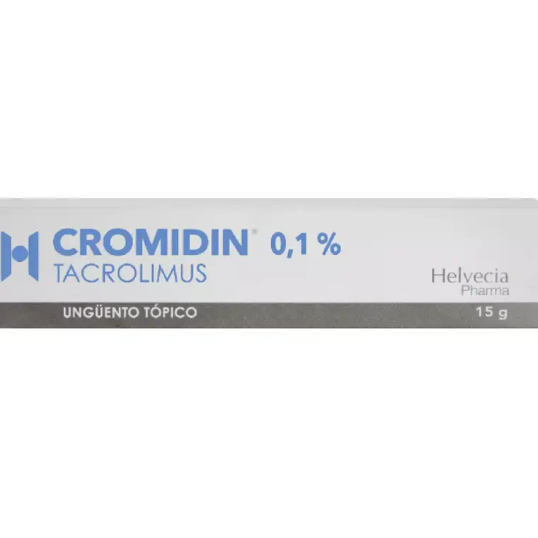 Cromidin Tacrolimus 0,1 % Ungüento tópico 15 g. 1
