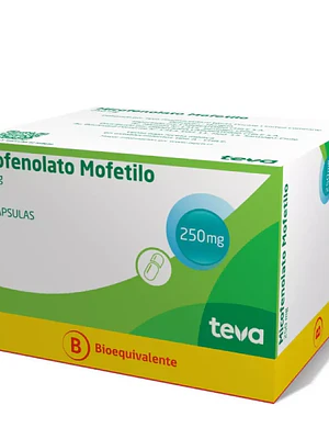 Micofenolato Mofetilo (B) 250 mg 100 Cápsulas.
