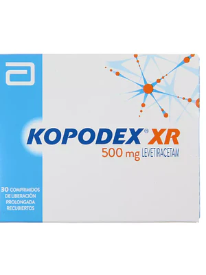 Kopodex XR Levetiracetam  500 mg 30 Comprmidos.