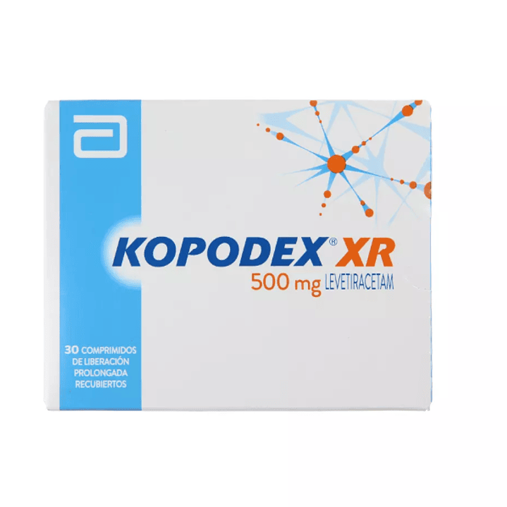 Kopodex XR Levetiracetam  500 mg 30 Comprmidos. 1