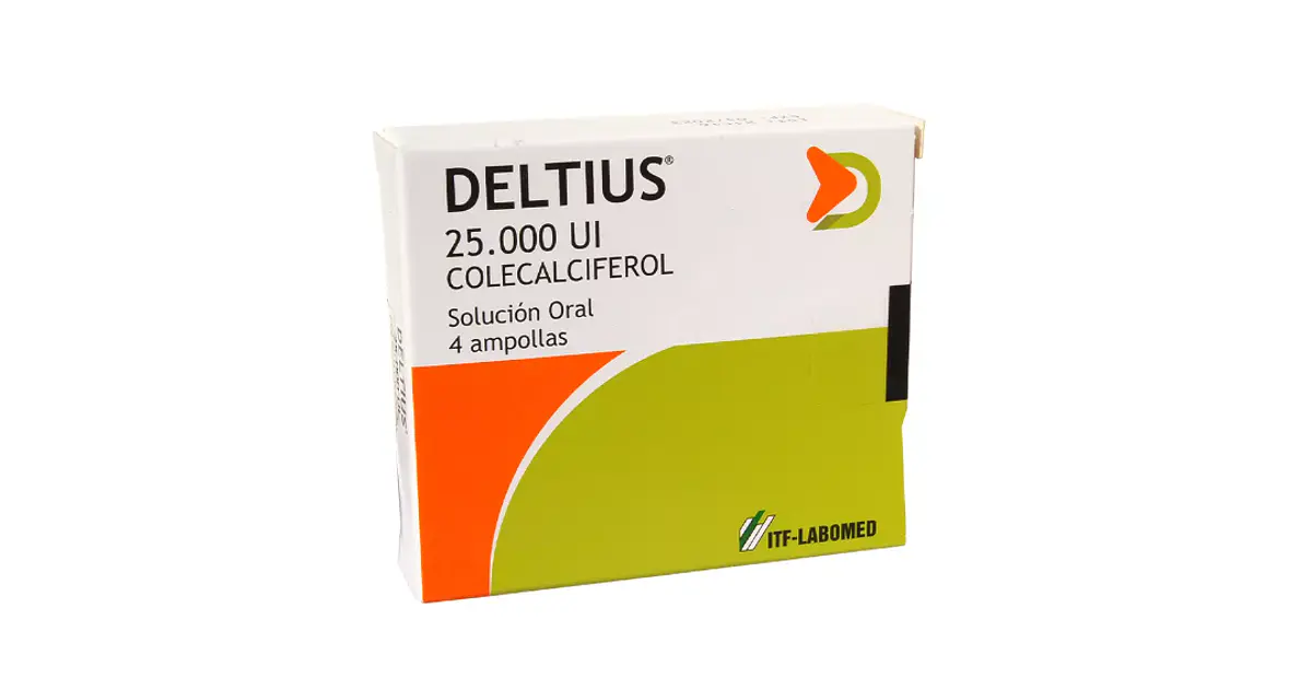 Deltius Solucion Oral 25.000 Ui por 4 Amp