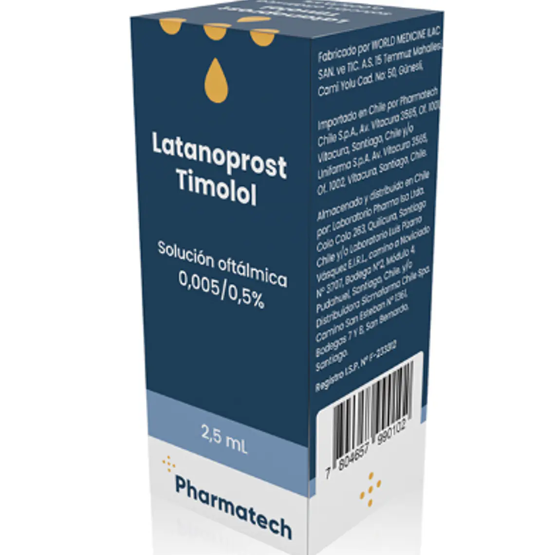 Latanoprost-Timolol Solución oftálmica  2,5 ml. Pharmatech 1