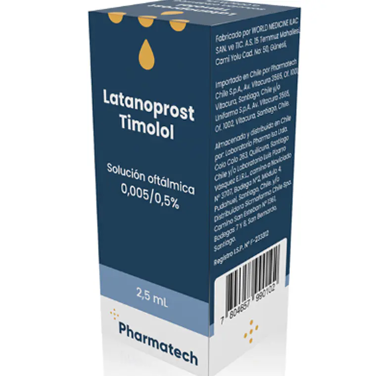 Latanoprost-Timolol Solución oftálmica  2,5 ml. Pharmatech 1
