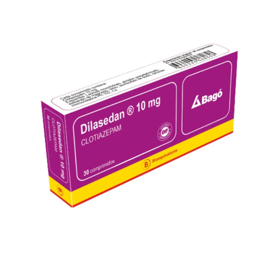 Dilasedan (B) Clotiazepam 10 mg 30 Comprimidos. (Venta solo en local) 1