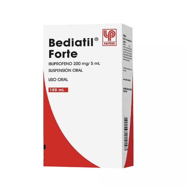 Bediatil Forte Ibuprofeno 200 mg / 5 ml Suspensión oral 100 ml. 1
