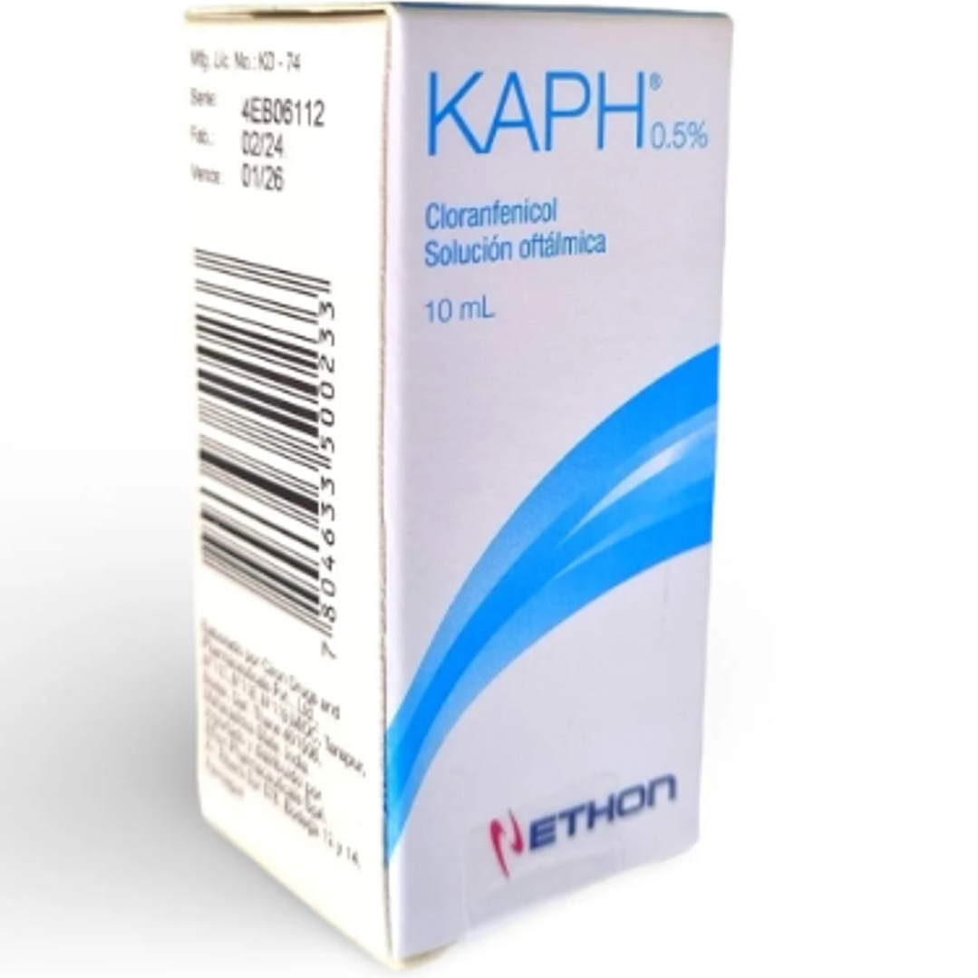 Kaph Cloranfenicol 0,5% Solución oftálmica 10 ml. 1