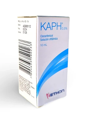 Kaph Cloranfenicol 0,5% Solución oftálmica 10 ml.