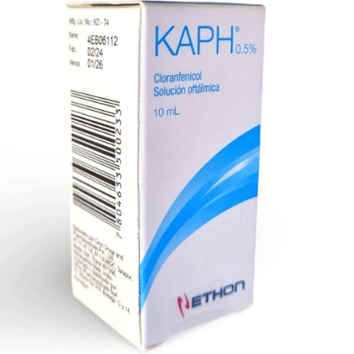 Kaph Cloranfenicol 0,5% Solución oftálmica 10 ml. 1