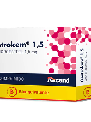 Gestrokem (B) Levonogestrel 1,5 mg 1 Comprimido.
